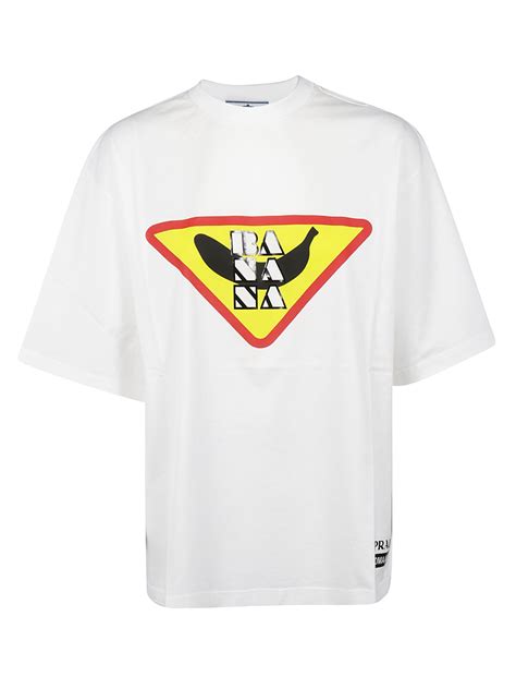 prada banana shirt mens|Men's T.